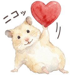 [LINEスタンプ] ゴールデンハムスター♡キンクマ