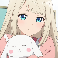 [LINEスタンプ] うさ耳ガールとふわっとうさぎ