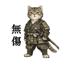 [LINEスタンプ] 武士猫スタンプ