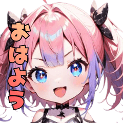 [LINEスタンプ] きらめき全開☆ピンクツインテアイドル