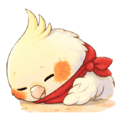 [LINEスタンプ] きまぐれ☆オカメ Cockatiel Bird