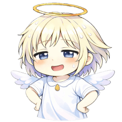 [LINEスタンプ] 感情だだ漏れ♪泣き笑い天使の本音スタンプ