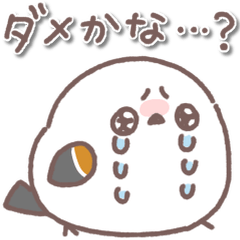 [LINEスタンプ] シマエナガさん♥️家族で使える連絡用3