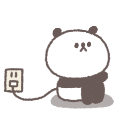 [LINEスタンプ] 少し無気力◎ちびっこぱんださん
