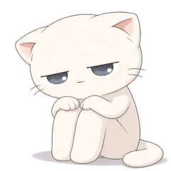 [LINEスタンプ] 無言で生きる…可愛そうなネコを拾って♪