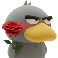 [LINEスタンプ] 目ヂカラ強め☆ずんぐりなハシビロコウ②