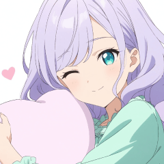 [LINEスタンプ] ほんわかパープルちゃんの日常