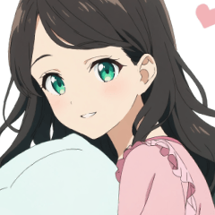 [LINEスタンプ] ほんわか彼女の日常スタンプ