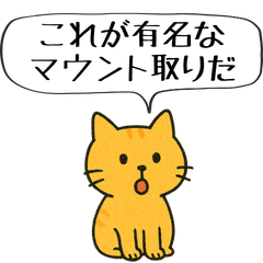 [LINEスタンプ] 会話が盛り上がる煽り上手のネコちゃん