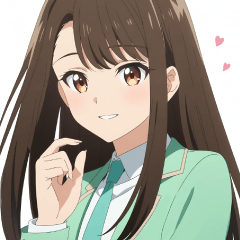 [LINEスタンプ] ふんわり可愛い女子高生スタンプ