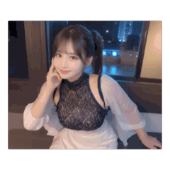 [LINEスタンプ] 【動く】会話を盛り上げろ❤️エロAI美少女