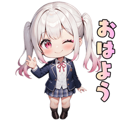 [LINEスタンプ] テンション限界☆ポニテ高校生！