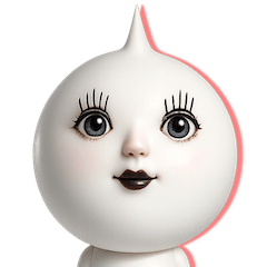 [LINEスタンプ] mottoのAI子(3D)♡ずっと