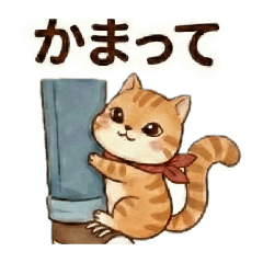 [LINEスタンプ] 大好きを伝える♪トラ猫！日常スタンプ