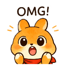 [LINEスタンプ] ウサギの日常☆英語