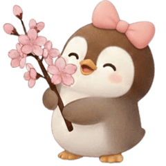 [LINEスタンプ] ぺんこのペンギンスタンプ 春の日常