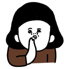 [LINEスタンプ] 大人女子たち。無言。