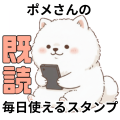 [LINEスタンプ] ポメさんの毎日使えるスタンプ