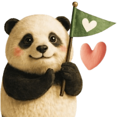 [LINEスタンプ] mottoのラブリーパンダ♡伝える