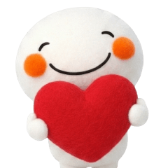 [LINEスタンプ] にこにこハート