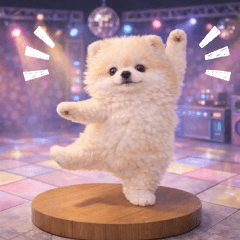 [LINEスタンプ] 動く☆毎日使える癒やしポメラニアン