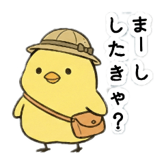 [LINEスタンプ] 名古屋弁のゆるひよこ