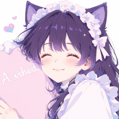 [LINEスタンプ] ダーク♡ねこ耳ガール