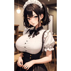 [LINEスタンプ] 猫耳メイド2写真集