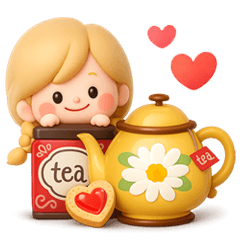 [LINEスタンプ] 【3D】Girlyちゃん・アパルトマン