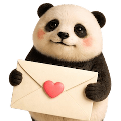 [LINEスタンプ] mottoのラブリーパンダ♡敬語