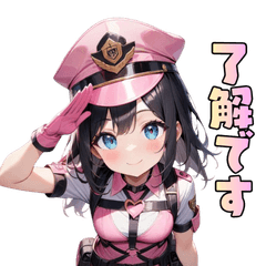 [LINEスタンプ] ときめき♡アイドルポリス