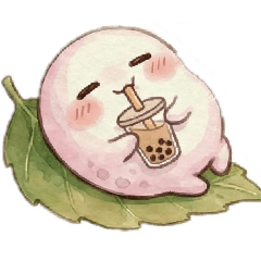 [LINEスタンプ] 癒し♪桜餅とすずめ【日常】文字無し